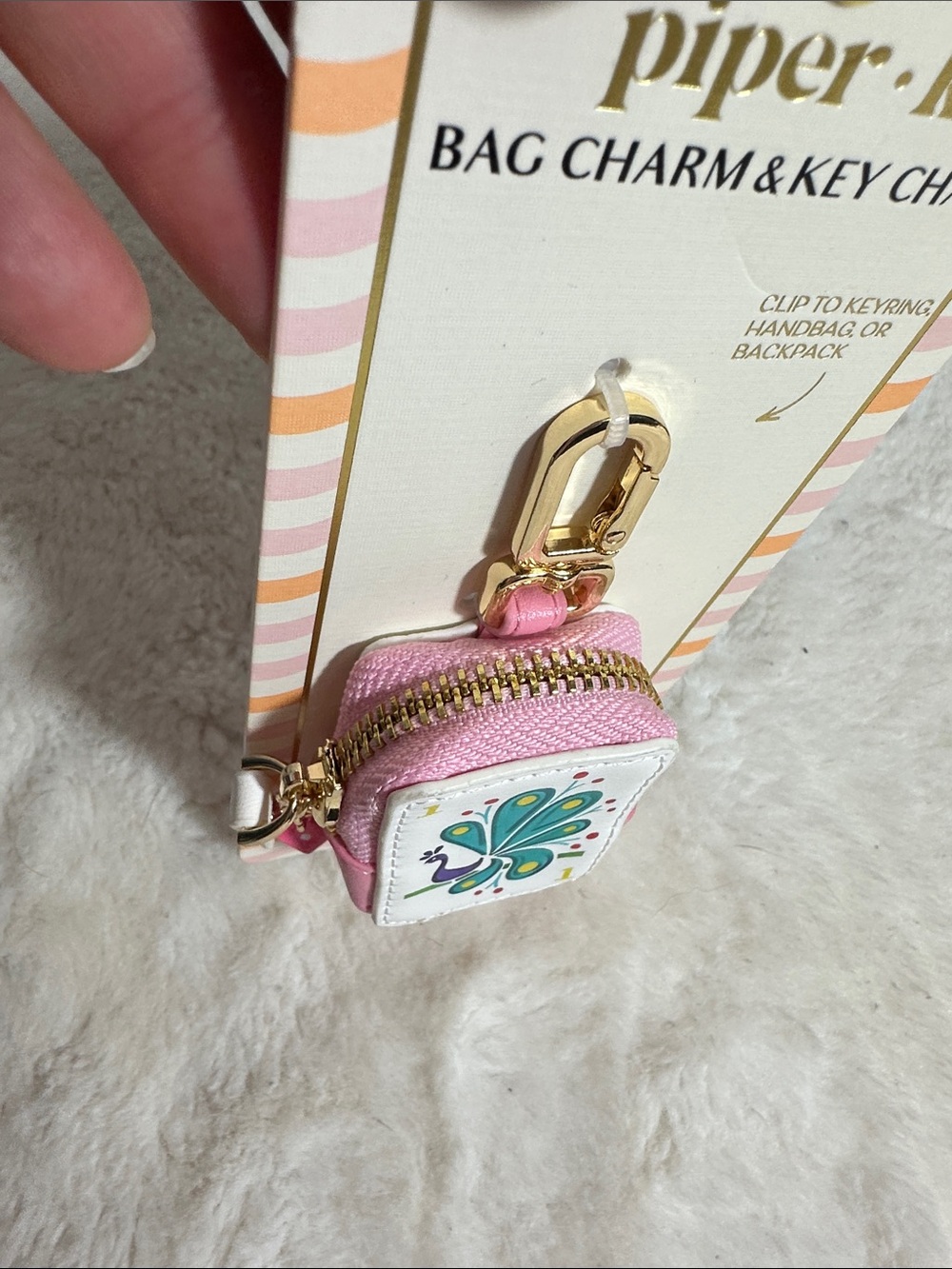 Piper K mahjong key chain and bag charm - Picture 3 of 4